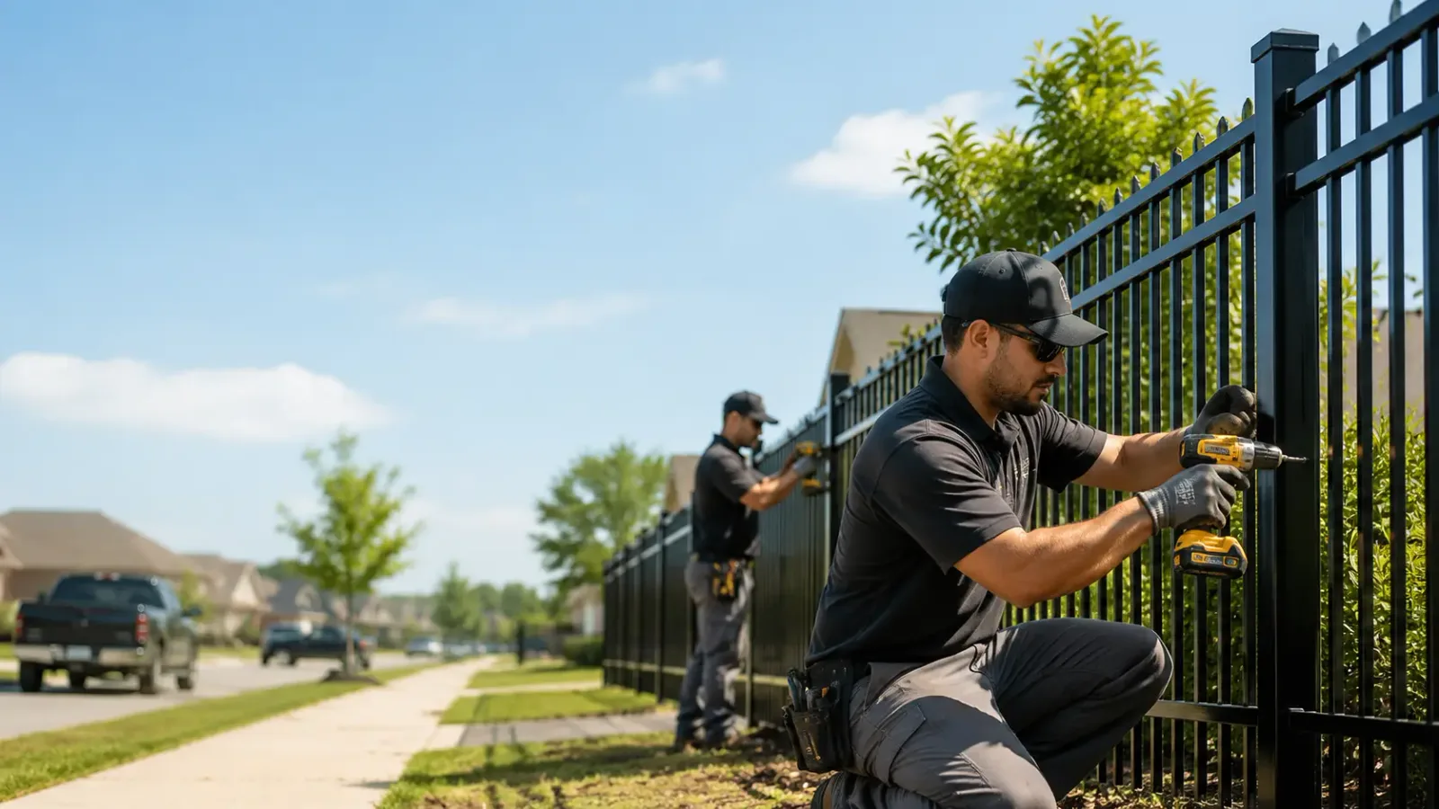 Metal Fence Installation in Gardendale, TX